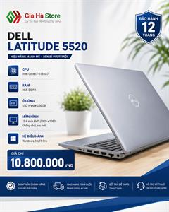 Laptop Dell Latitude 5520 Mỹ Siêu Bền – Chuyên Văn Phòng, Kỹ Thuật, Cực Mượt